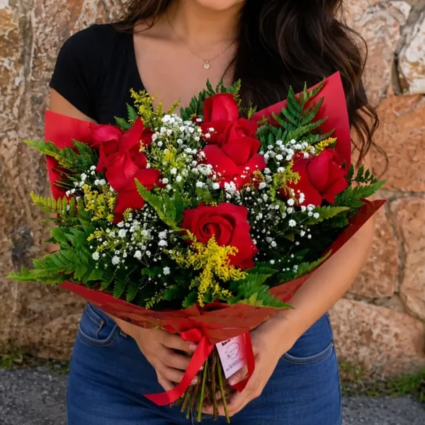 Buquê Rosas Vermelhas Hera - 9004