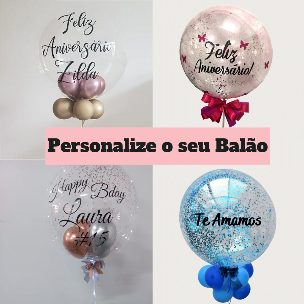 Balão Bubble Personalizado