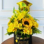 Box de Girassois são presentes para uma pessoa especial