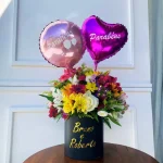 Box de Flores Mistas(Personalizado) - 9910