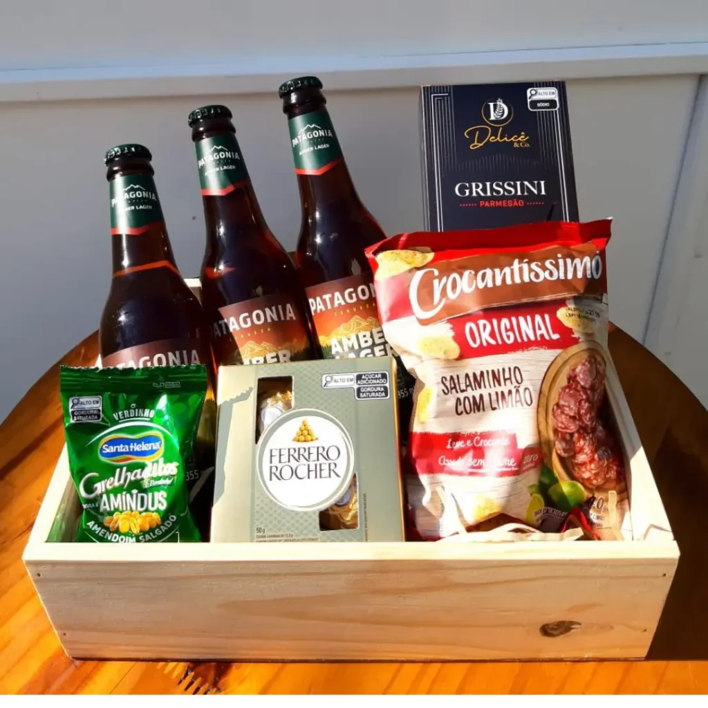 Nossa Caixa de Presente Patagônia é um presente ideal apra quem gosta de um boa cerveja