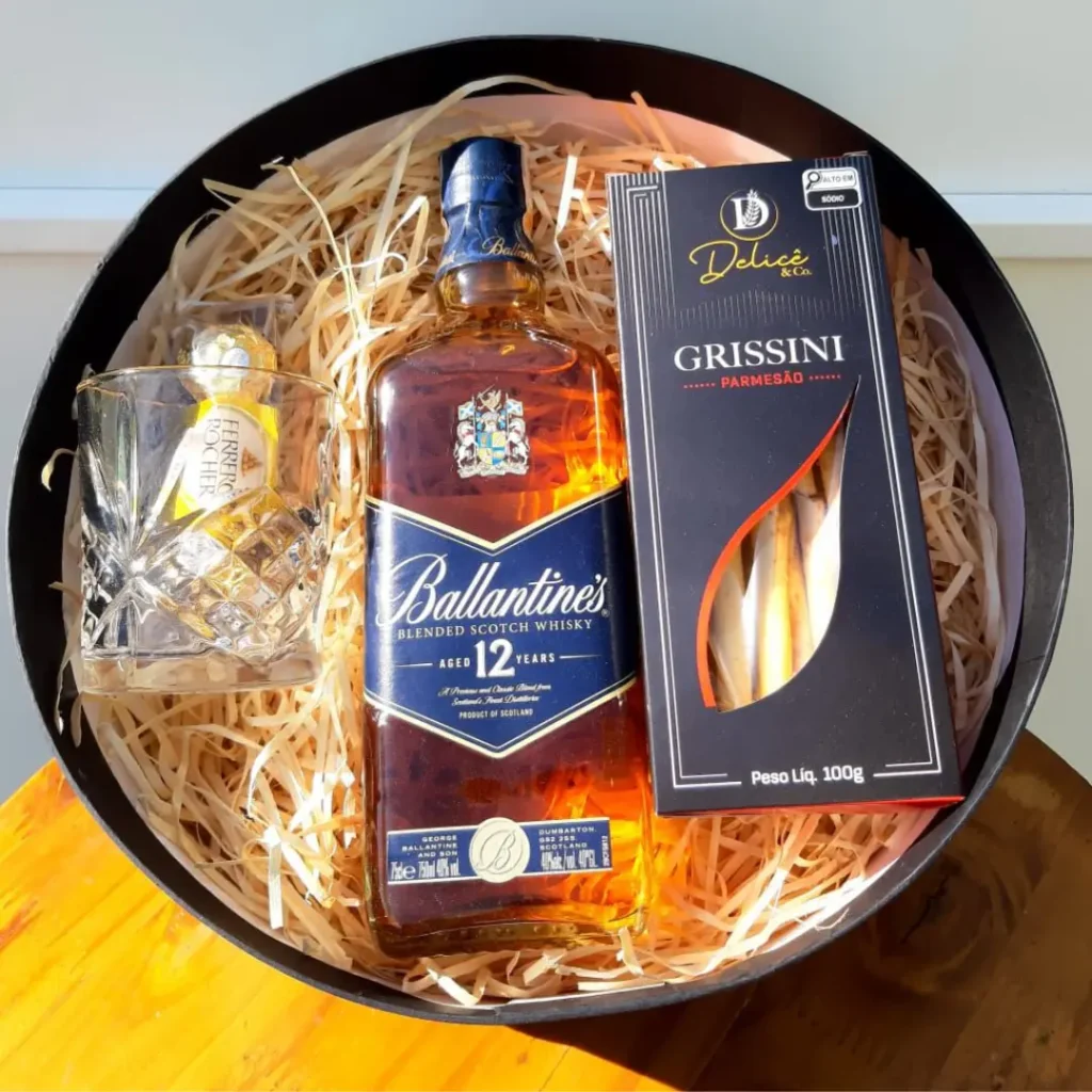 Nosso Box Ballantine’s é um presente refinado para aquela pessoa especial.