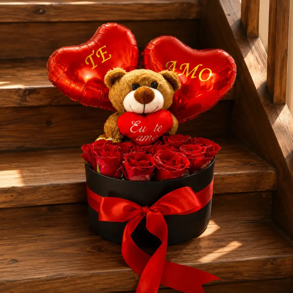 Box de Rosas Te Amo - 1038