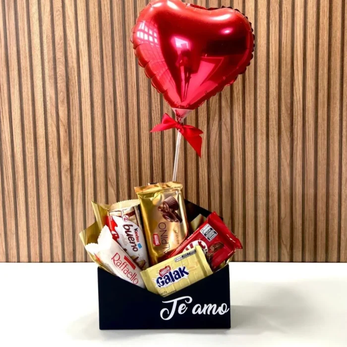 Caixa te amo é um presente romantico