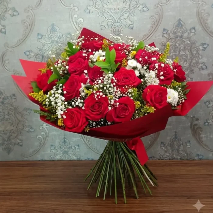 Buquê de 24 rosas - 9450